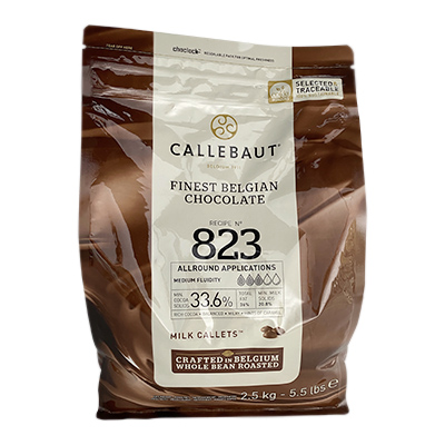 Pépites chocolat lait 2,5kg Callebaut