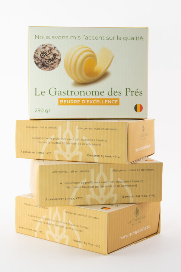 Beurre Le gastronome des près au sel fumé 250gr